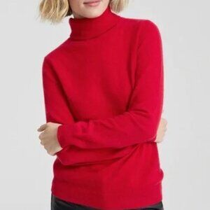 Red Cashmere Turtleneck